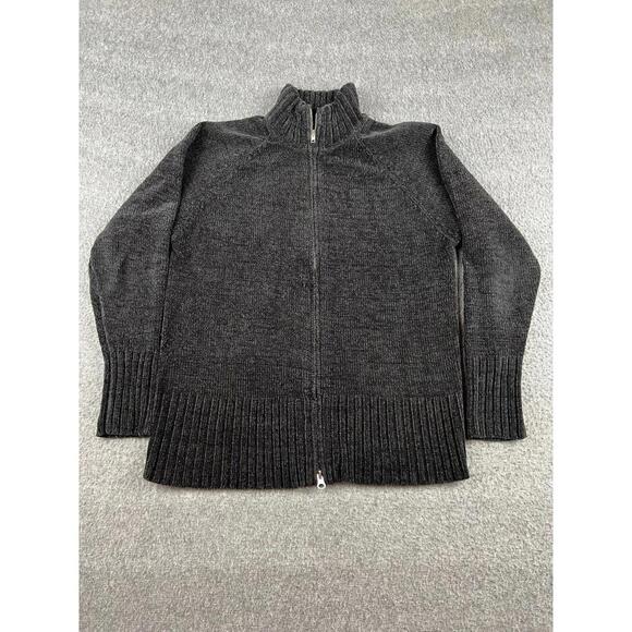 Denim & Co Black Acrylic Full-Zip Sweater Size Small - Picture 1 of 5